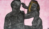 Masculin-féminin. diptyque 120 x 73 - visite d'atelier Dénuement. 2026