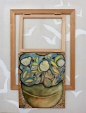 Bord de fenêtre. diptyque articulé 116 x 89. - visite d'atelier Dénuement. 2026