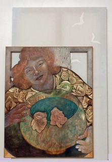 Fenêtre.  89 x 116. diptyque. - visite d'atelier Dénuement. 2026