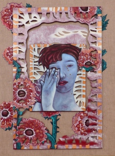 Larmes. triptyque. 130 x 97. - visite d'atelier Dénuement. 2026