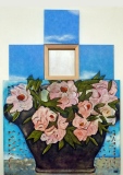 Au creux des nuages. polyptyque 140 x 100. - visite d'atelier. Renaissance 2026
