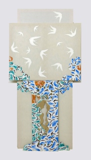 Arbre aux oiseaux . polyptyque 165 x 92. - visite d'atelier.  Envol 2026