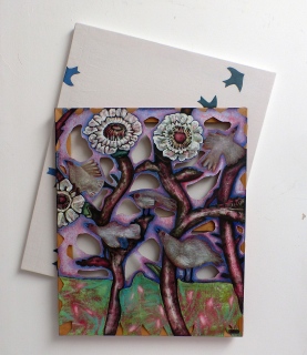 Chant. diptyque 100 x 75. - visite d'atelier.  Envol 2026