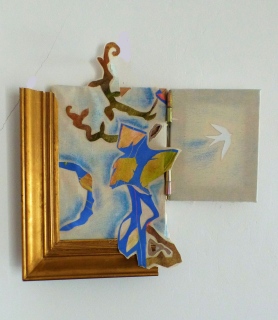 Articulé de printemps. diptyque 49 x 49. - exposition la fenêtre s'ouvre 2026