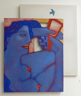 Fenêtre.  82 x 98. diptyque. - exposition la fenêtre s'ouvre 2026