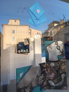 Vitrine. Mon cœur s'envole. polyptyque articulé. - exposition la fenêtre s'ouvre 2026